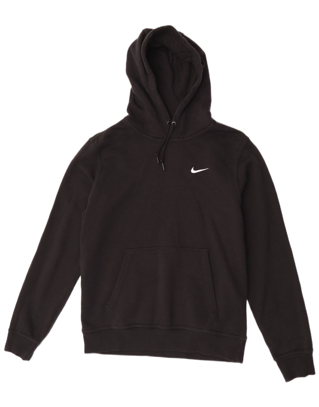 Pulover Nike pentru bărbați, bumbac mediu negru