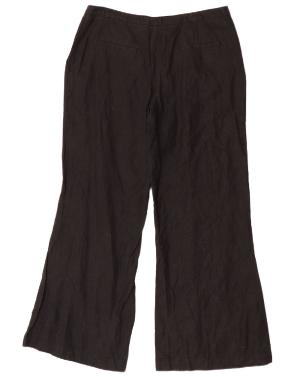 Marks & Spencer Pantaloni casual Flare pentru femei UK 14 Large W32 L30 Negru