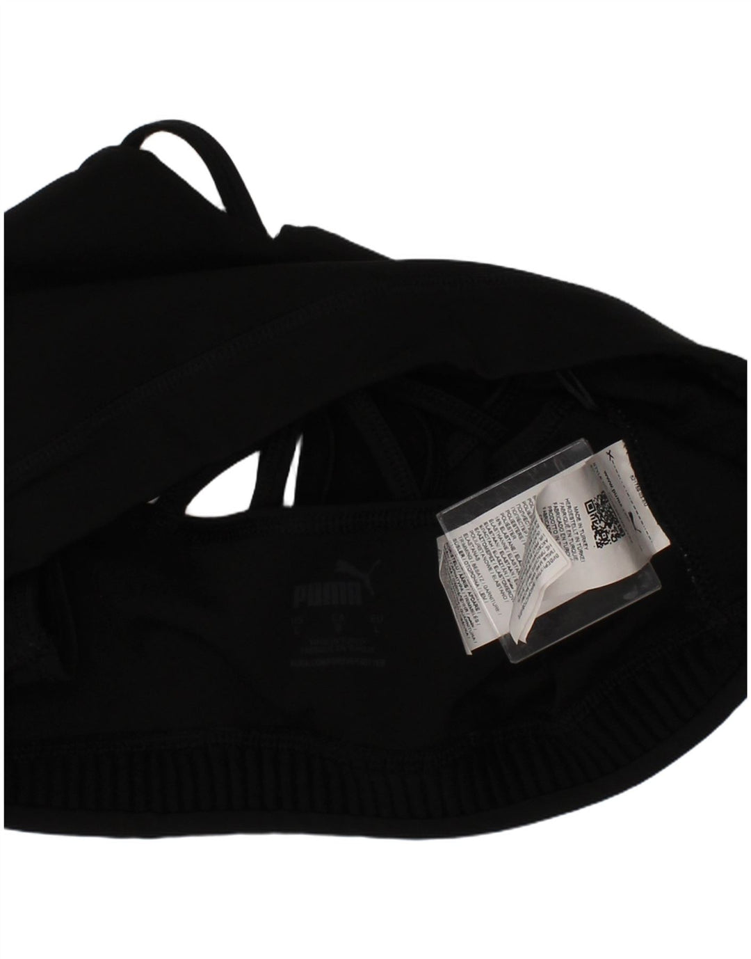 Sutien sport Puma pentru femei, mare, negru, poliester sport