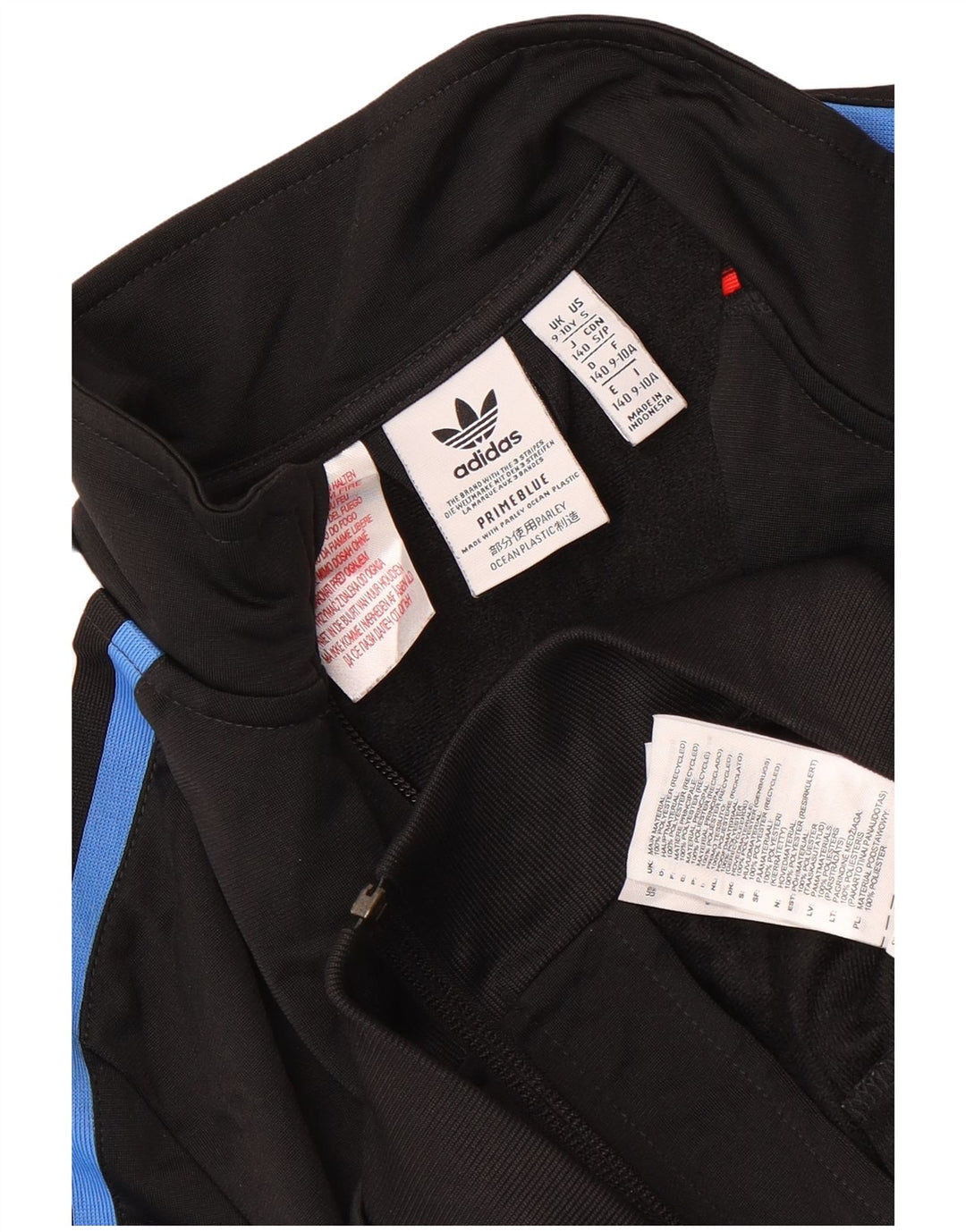 Jachetă de trening pentru băieți Adidas 9-10 ani, negru, poliester