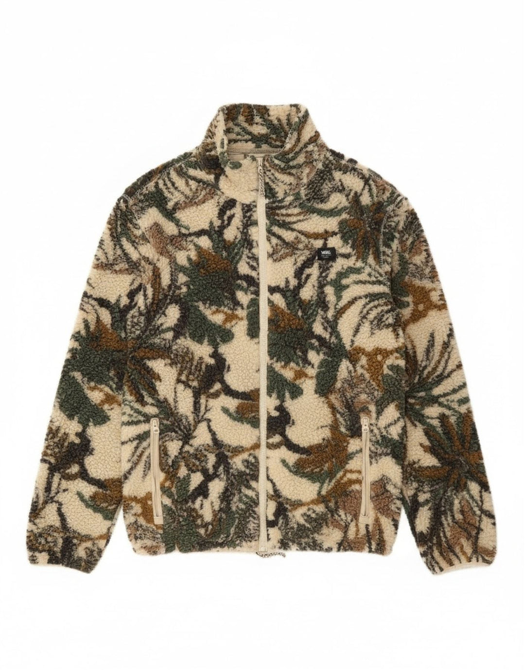 Jachetă fleece pentru bărbați Vans UK 38 Medium Green Floral Poliester