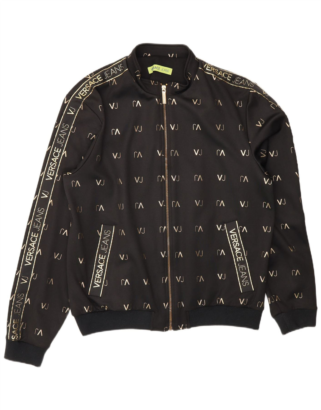 Versace Trening grafic pentru bărbați Jachetă XL, poliester, negru