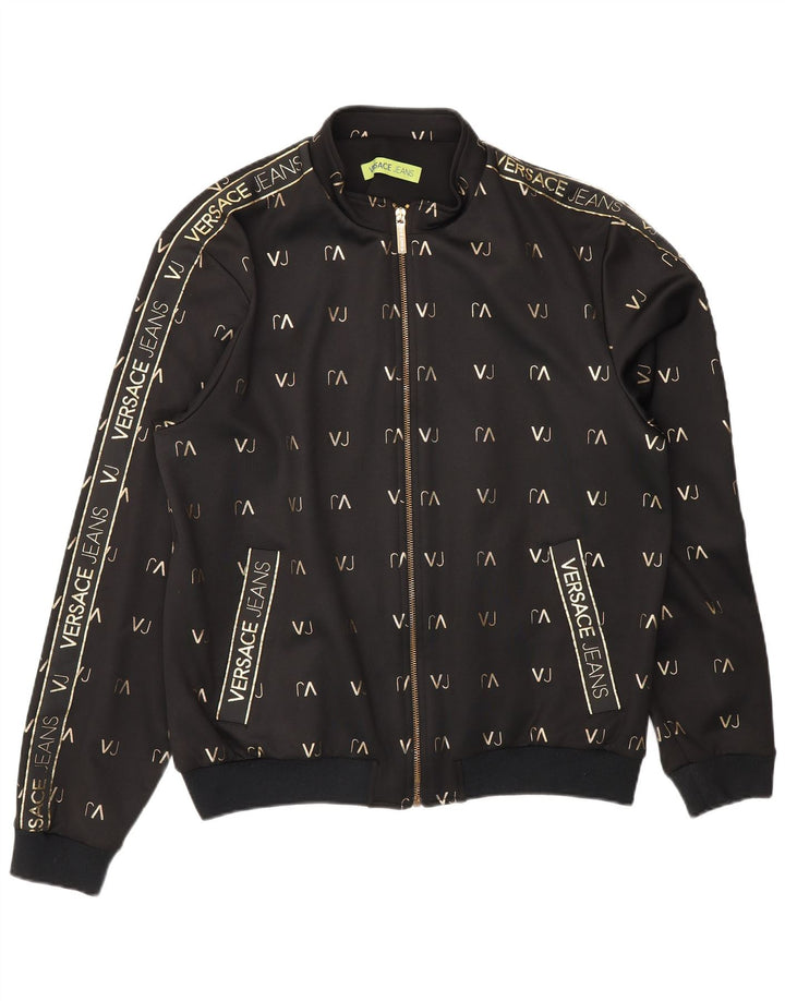 Versace Trening grafic pentru bărbați Jachetă XL, poliester, negru