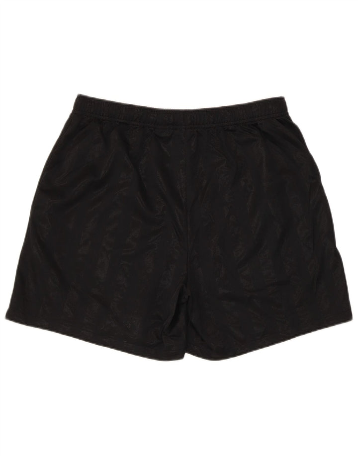 Pantaloni scurți sport Nike pentru bărbați, poliester cu dungi medii, negre