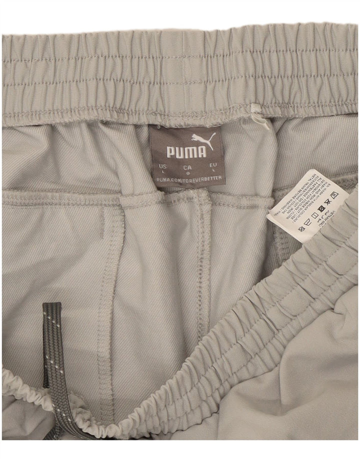 Pantaloni de trening Puma pentru bărbați Joggeri mari, gri, poliester