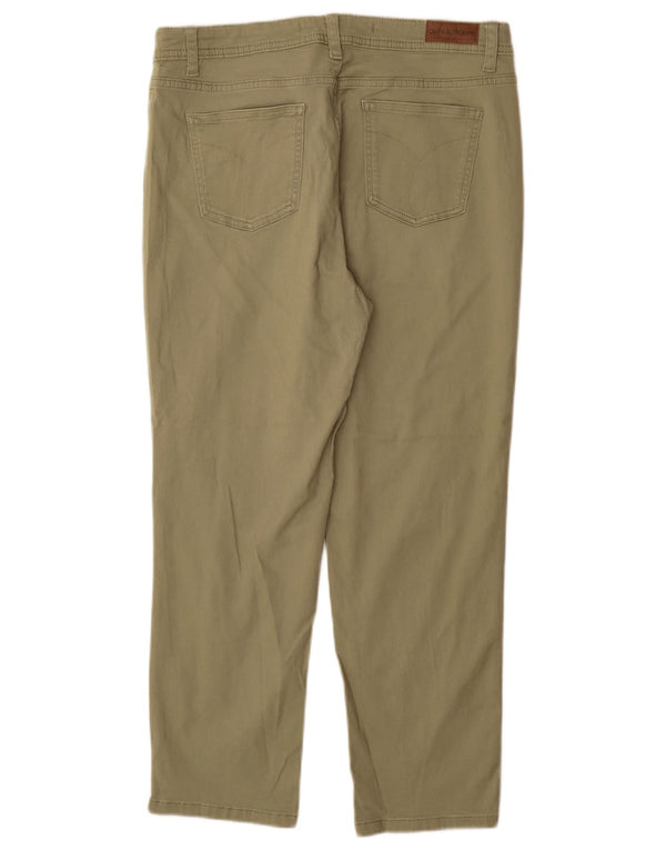 Pantaloni casual conici pentru femei CALVIN KLEIN US 10 Large W30 L27 Verde