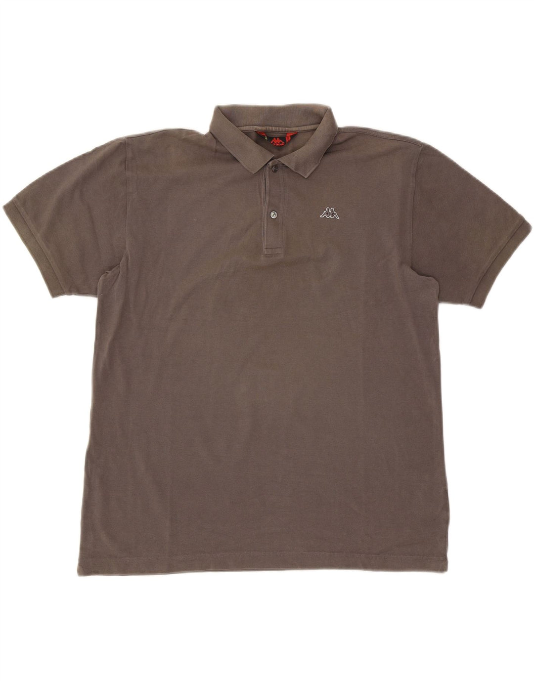 KAPPA Mens Polo Shirt XL Grey Cotton