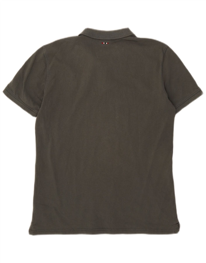 Tricou polo Napapijri pentru bărbați, kaki mediu