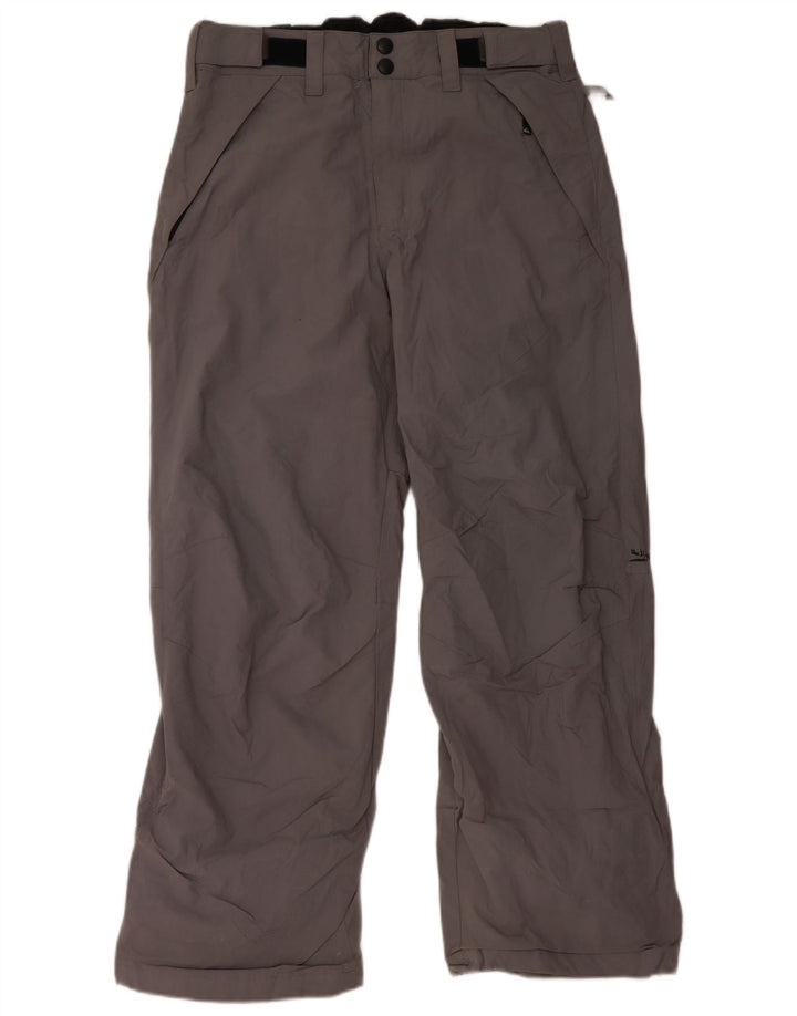 Pantaloni de schi Quiksilver pentru bărbați, gri poliamidă