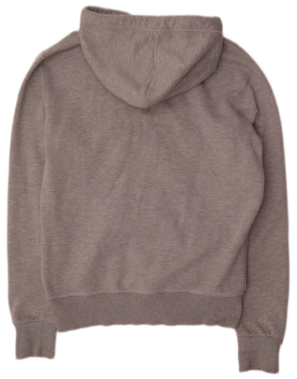 Pulover Superdry pentru bărbați, cu fermoar, bumbac gri 2XL