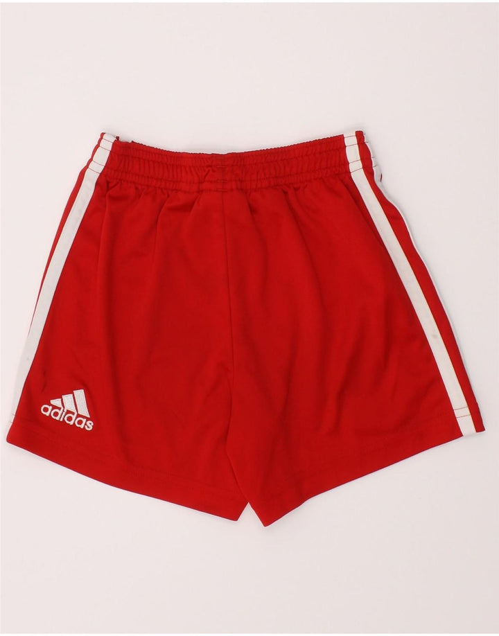 Pantaloni scurți sport Liverpool pentru băieți ADIDAS 2-3 ani poliester roșu