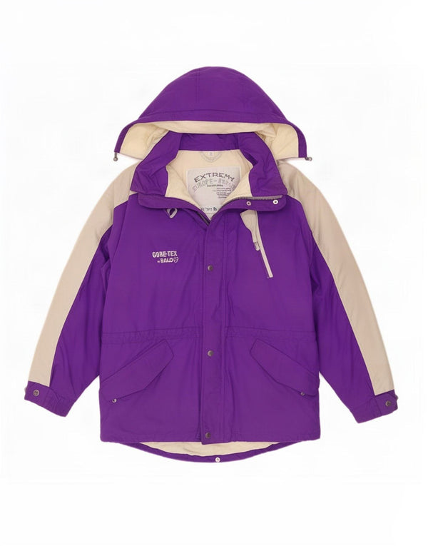 Bailo Mens Hooded Ski Jacket IT 50 Large Purple Colourblock Polyamide