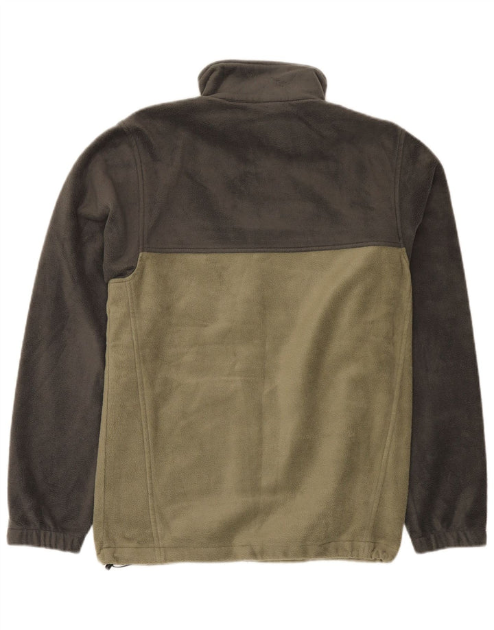 Jachetă fleece pentru bărbați Columbia UK 10, verde, poliester color bloc