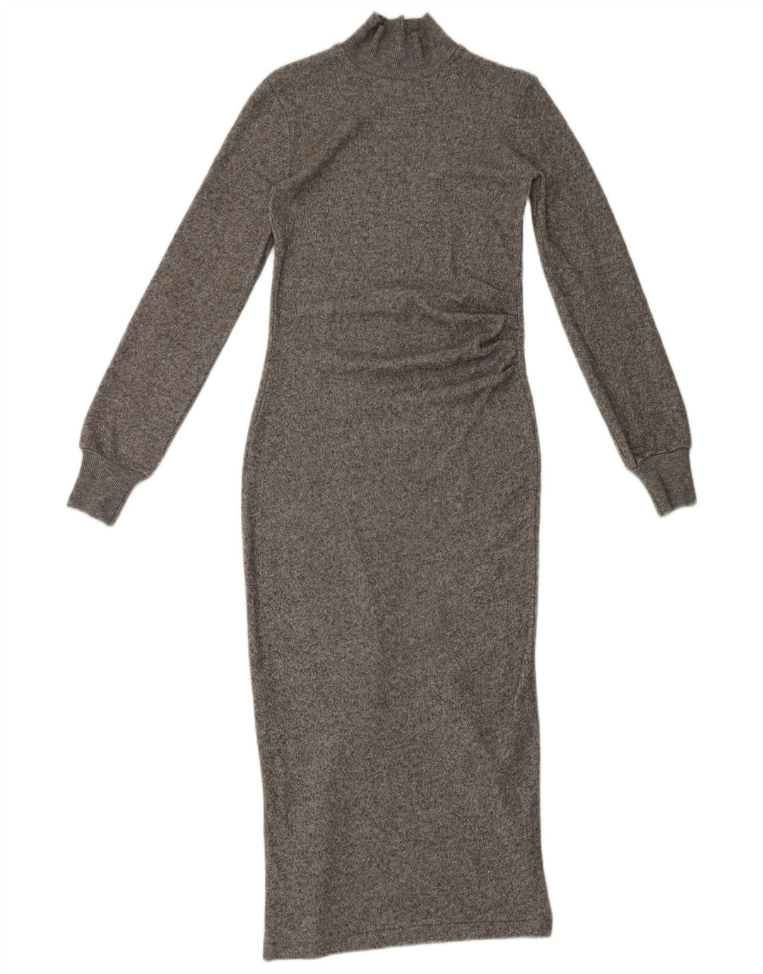 Rochie Maxi cu mânecă lungă pentru femei Zara UK 8 Small Gri