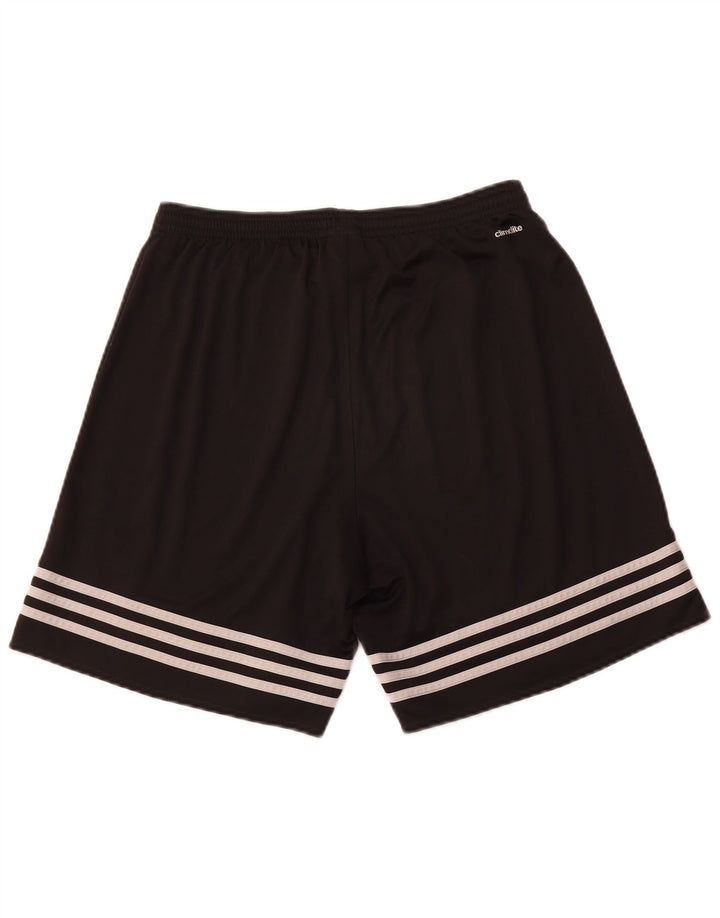 Pantaloni scurți sport pentru bărbați Adidas, mari, negru, poliester