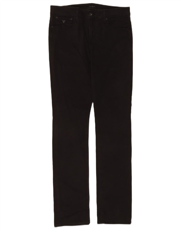 GUESS Womens Slim Jeans W34 L35 Black Vintage Guess and Second-Hand Guess from Messina Hembry 