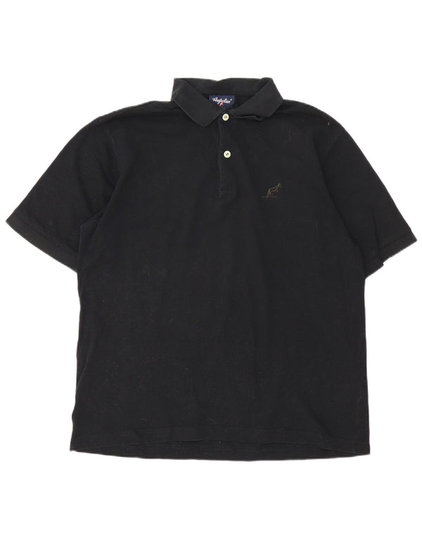 AUSTRALIAN L'ALPINA Tricou polo pentru bărbați IT 50 Medium Negru
