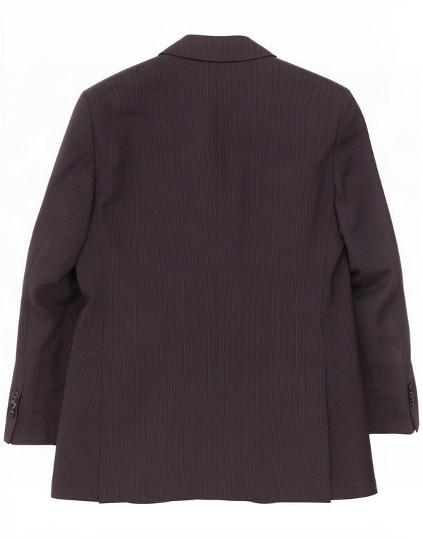 Marks & Spencer Blazer Jacket pentru bărbați UK 40 Medium Bluemarin Blue Pinstripe