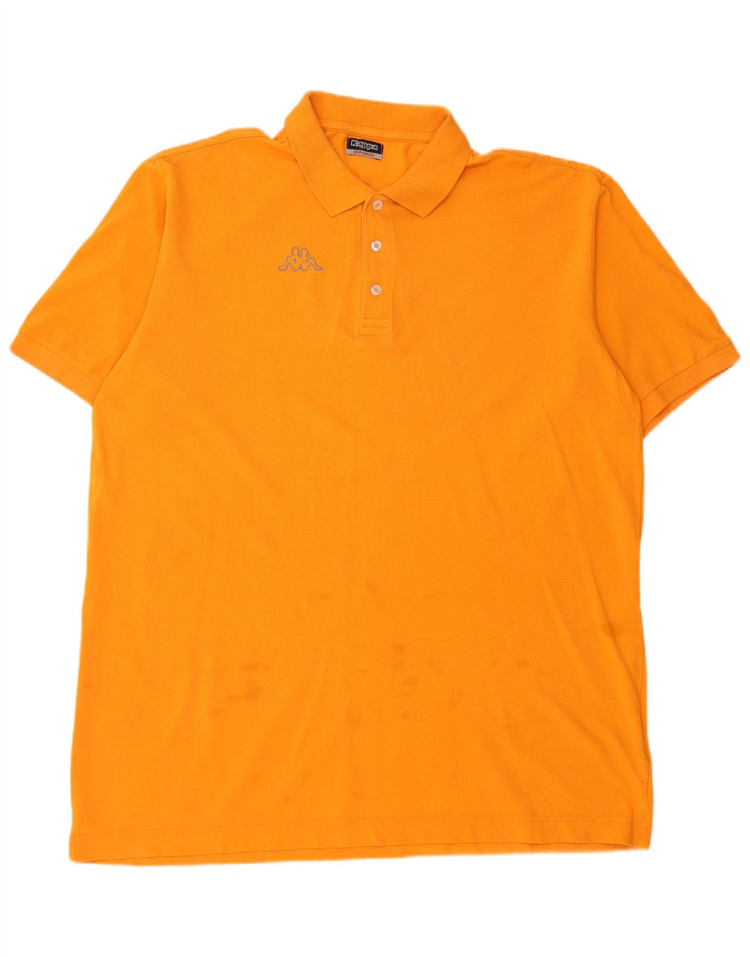 Cămașă polo pentru bărbați Kappa 3XL bumbac portocaliu