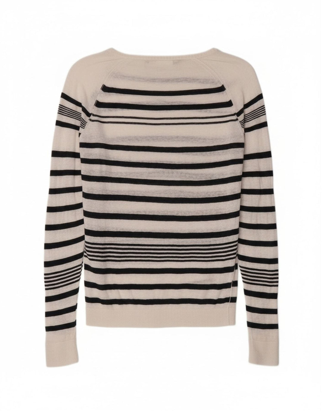 Pulover Diesel pentru femei cu gât de barcă UK 14 Medium White Striped