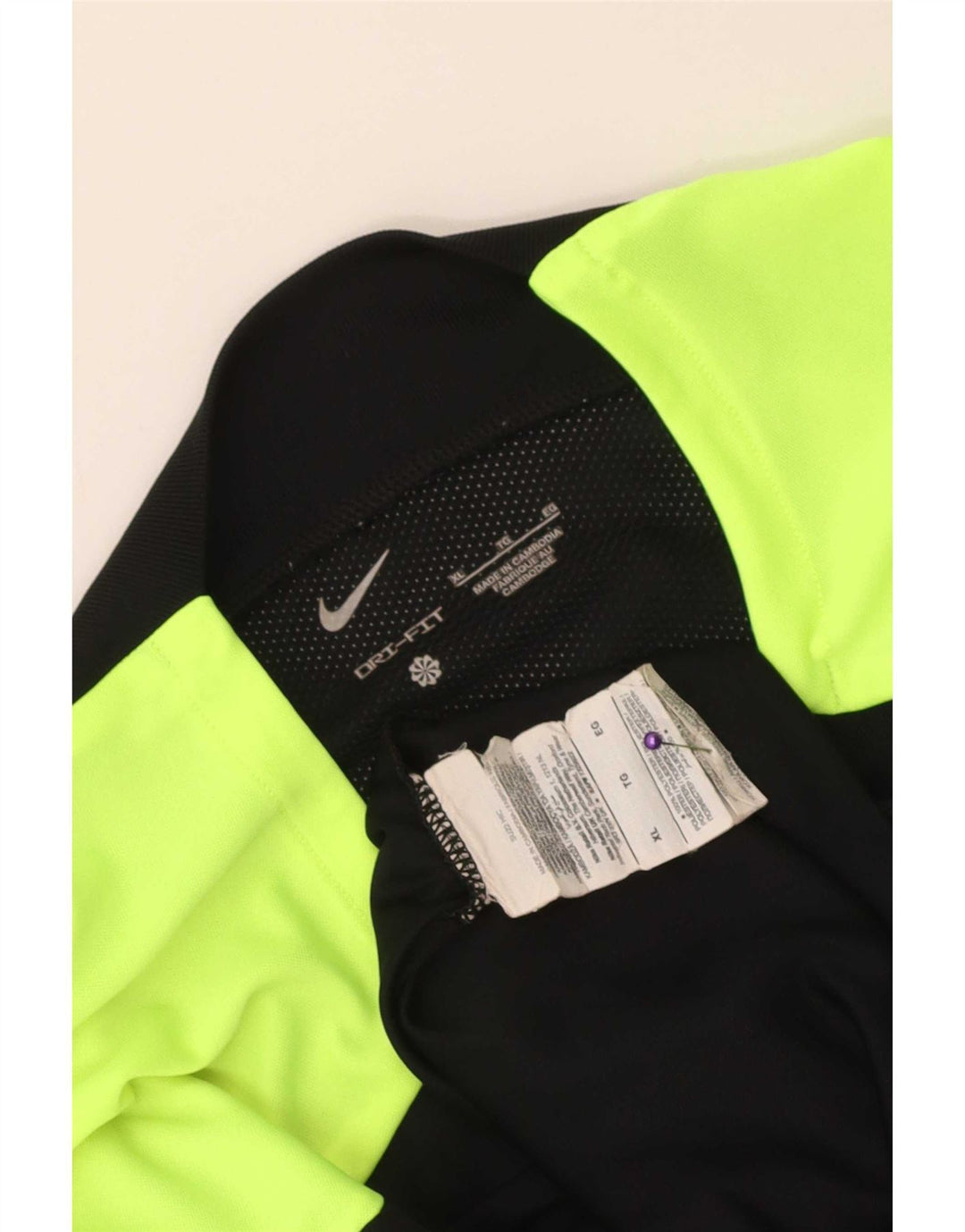 Tricou Nike Dri Fit pentru bărbați Top XL Negru Poliester color bloc