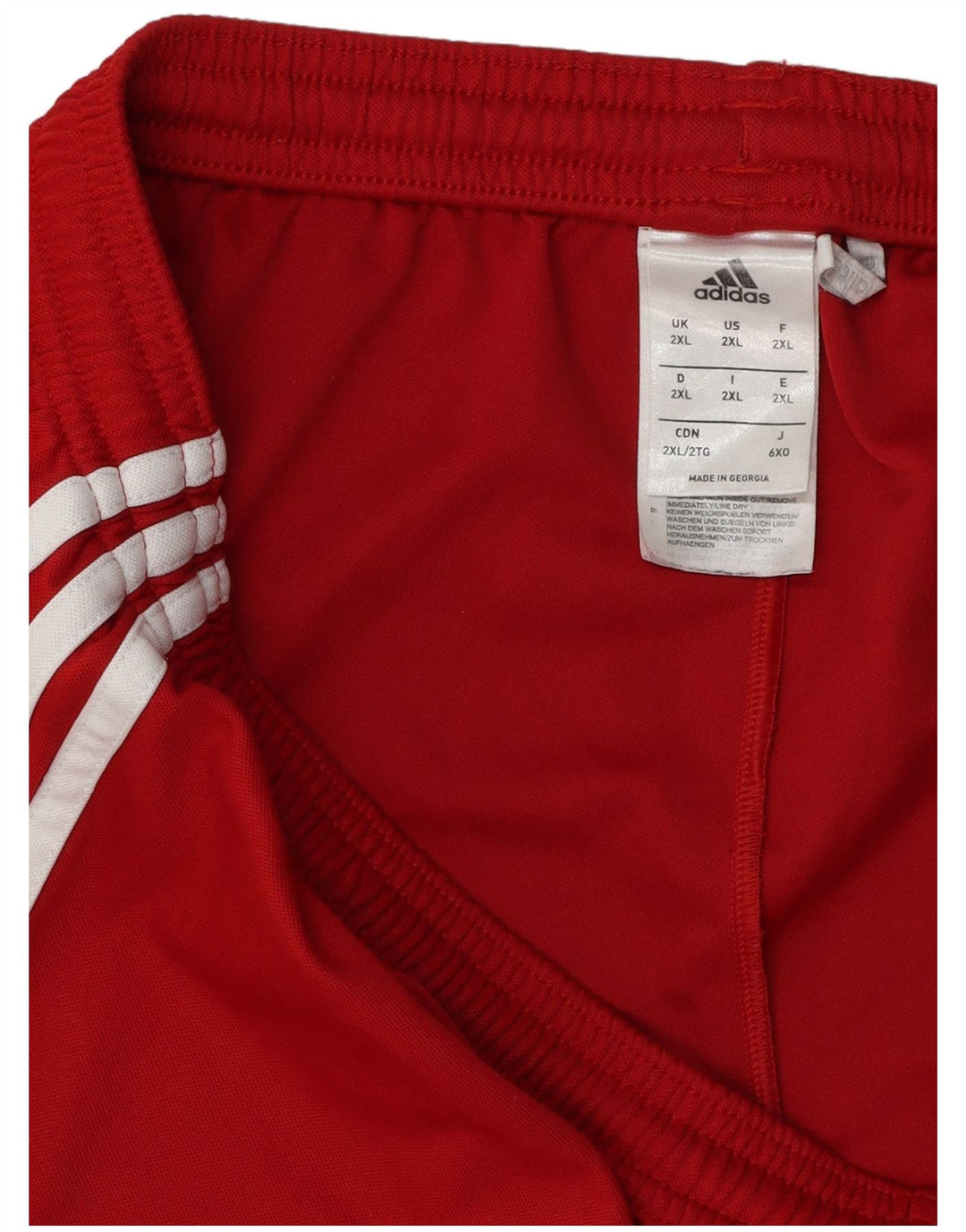 Pantaloni scurți Sport Climalite Adidas pentru bărbați 2XL poliester roșu