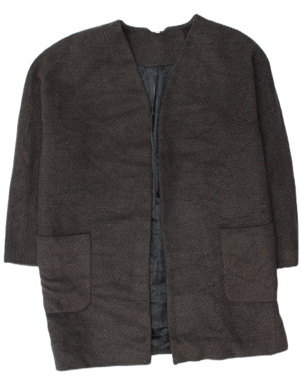 Palton deschis pentru femei Marks & Spencer UK 18 XL poliester gri