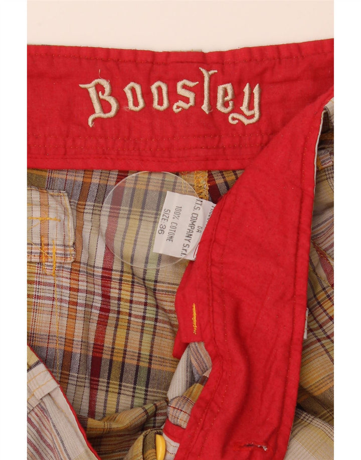 Pantaloni scurți cargo Boosley pentru bărbați W36, mari, multicolor, din bumbac