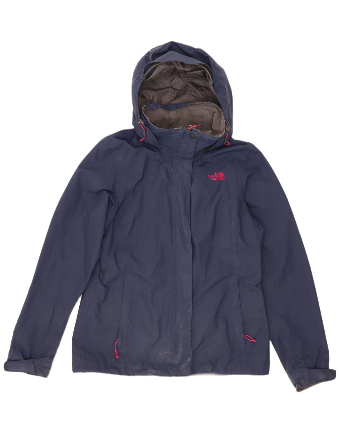 Jachetă de ploaie supradimensionată cu glugă The North Face pentru femei UK 10 Small Bleumarin