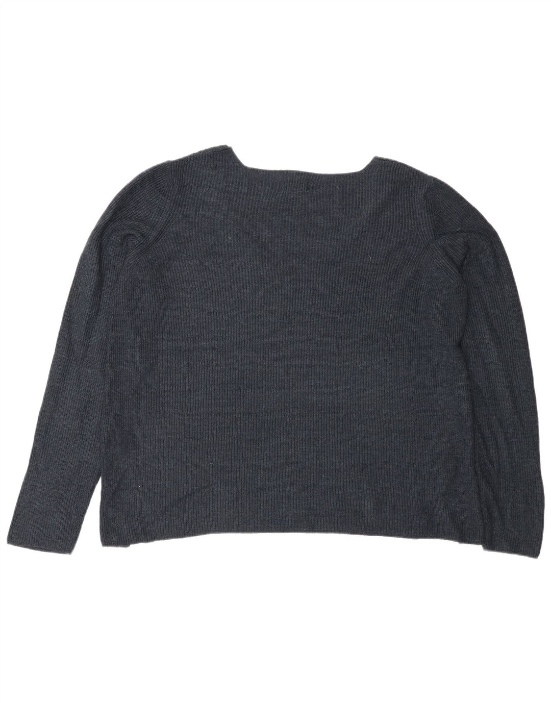 Pulover pentru femei Fat Face supradimensionat cu decolteu în V UK 12 Medium Bleumarin