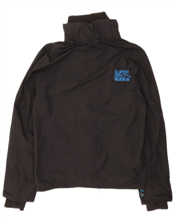 Jachetă de ploaie The Windcheater pentru bărbați SUPERDRY UK 40, mare, negru, nailon