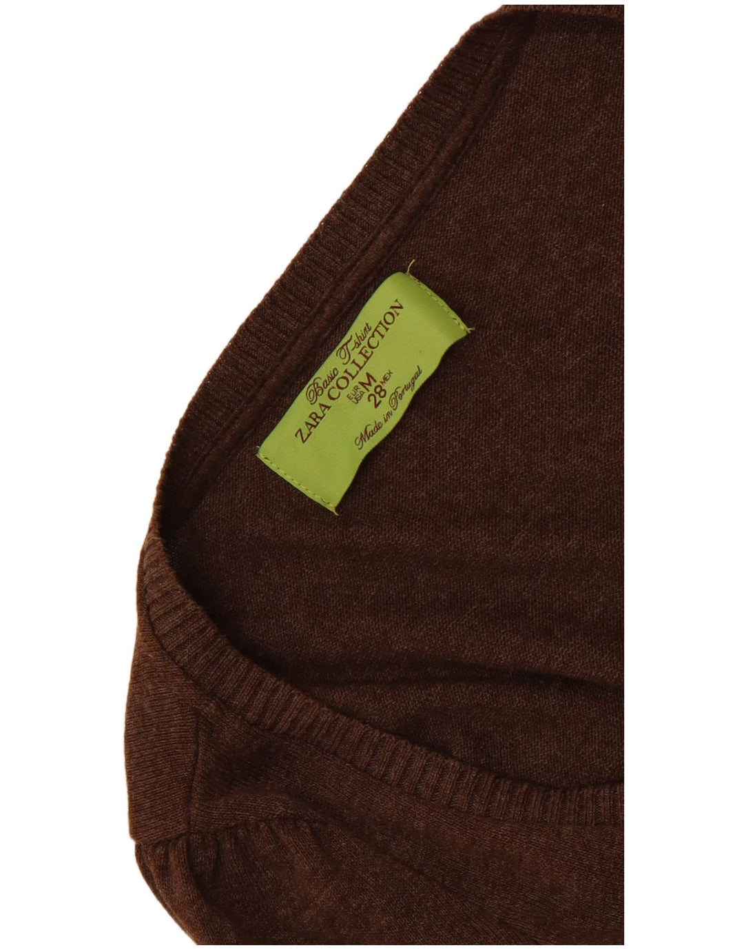 Pulover cardigan Zara pentru femei cu mâneci 3/4 UK 12 maro mediu