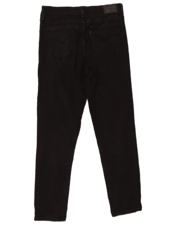 Blugi Levi's 712 Slim pentru femei W30 L27 bumbac negru
