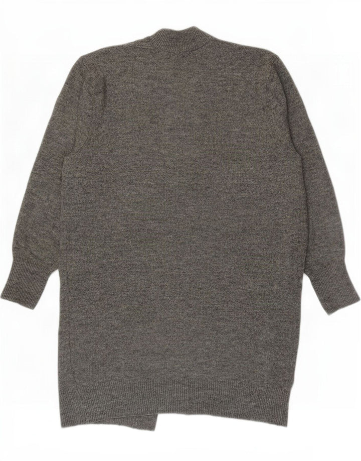 Pulover cardigan deschis pentru femei Zara UK 14 Gri mediu Acrilic