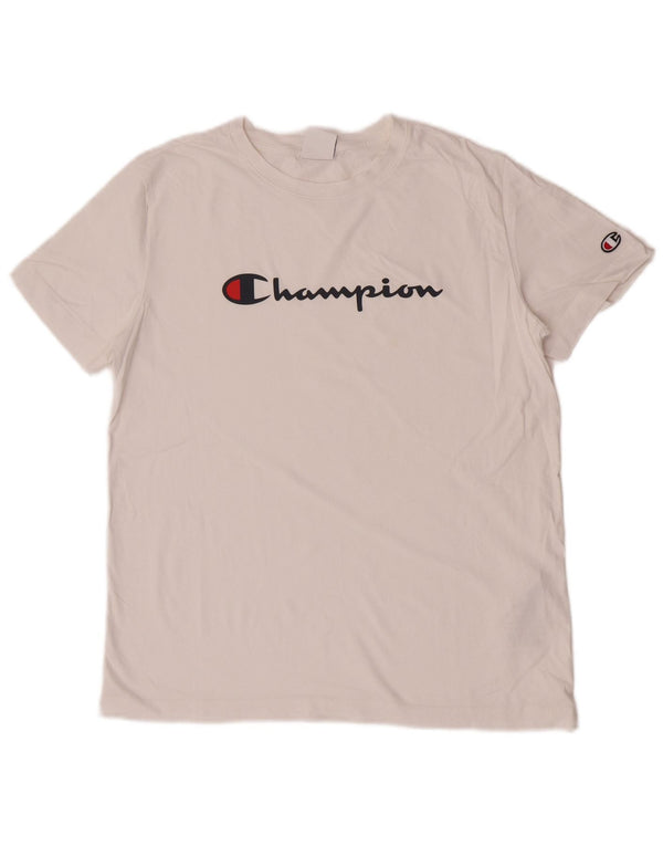 Tricou grafic Champion pentru femei Top UK 18 XL Bumbac alb