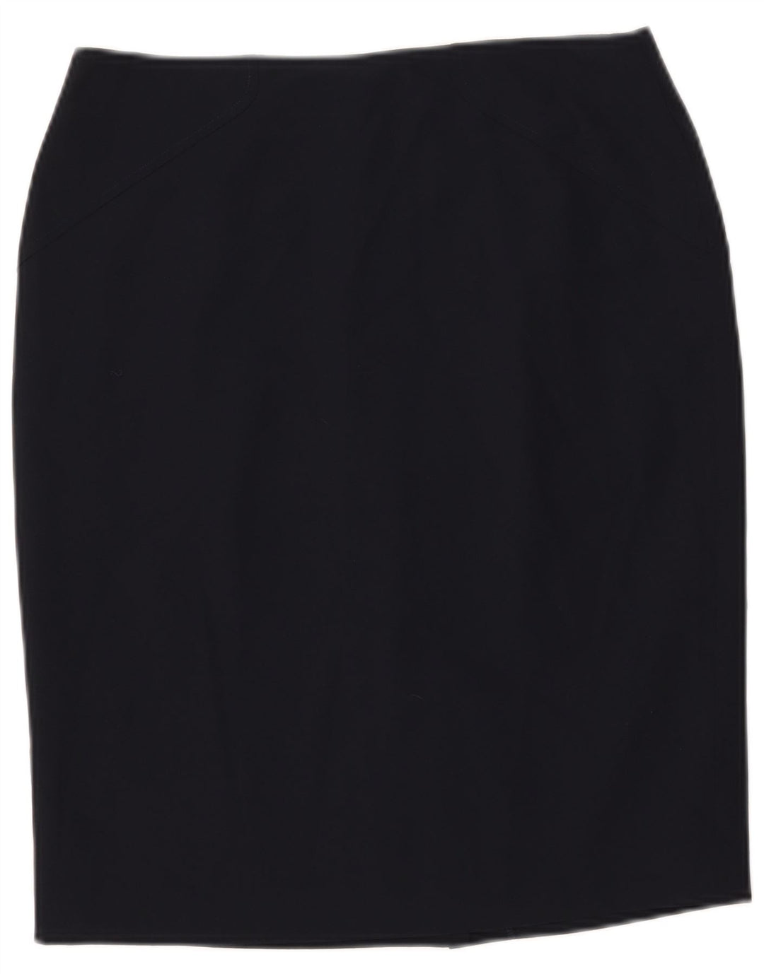 Fusta creion pentru femei John Lewis UK 12 Medium W30 Poliester bleumarin