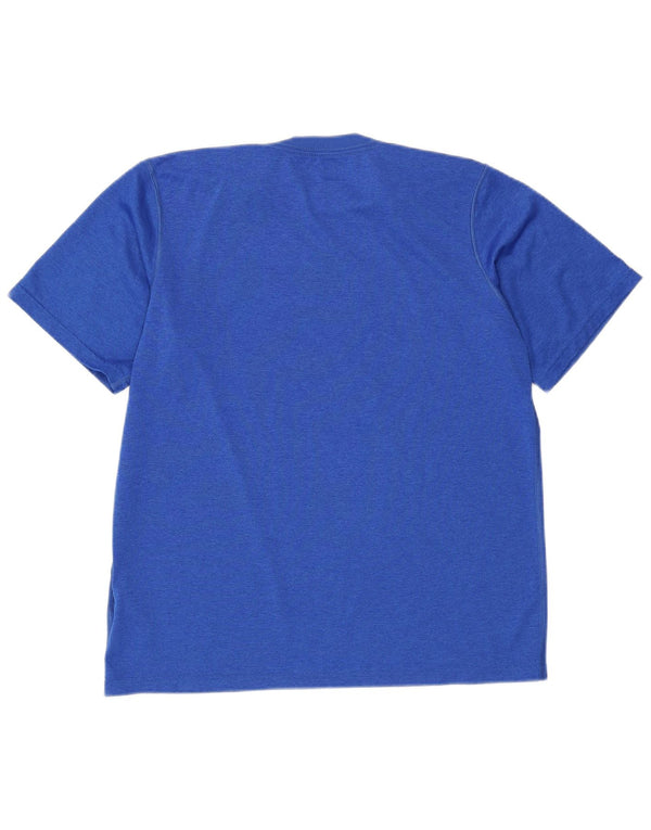 Tricou grafic NIKE Dri Fit pentru băieți Top 13-14 ani XL poliester albastru