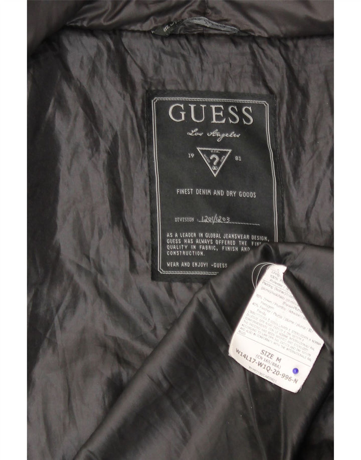 Jachetă căptușită Guess pentru femei UK 14 Medium Black Poliamidă