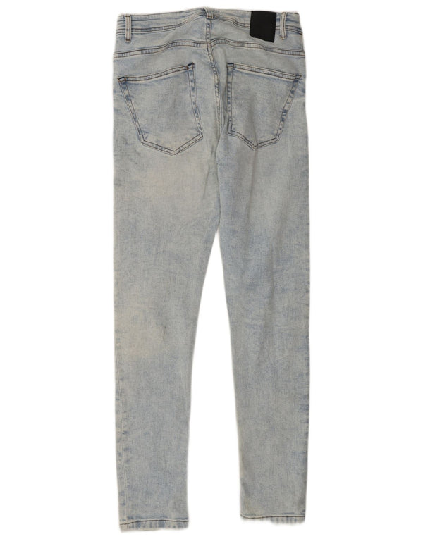 Blugi skinny pentru bărbați Zara EU 40 Medium W31 L30 Bumbac albastru