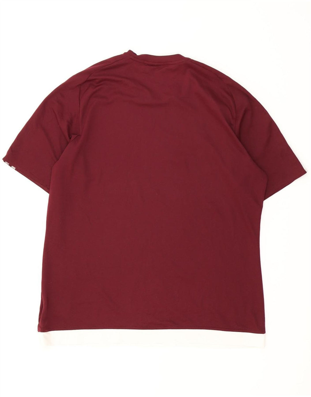 Tricou Adidas Climalite pentru bărbați Top Large Maroon Poliester