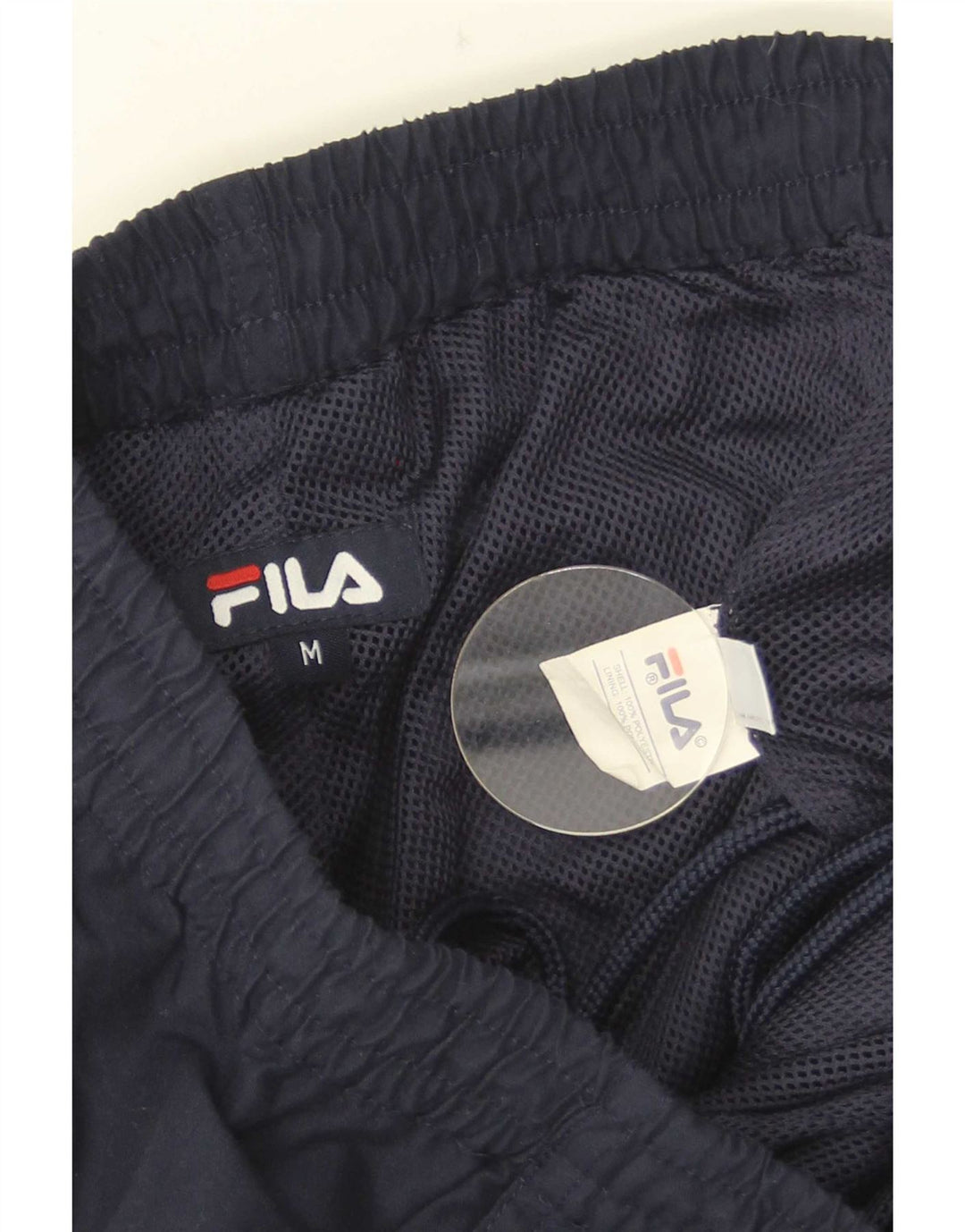Pantaloni scurți sport Fila Graphic Bermuda pentru bărbați, medii, bleumarin, color block