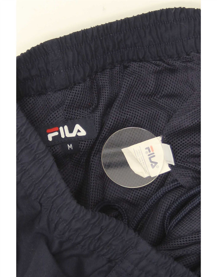 Pantaloni scurți sport Fila Graphic Bermuda pentru bărbați, medii, bleumarin, color block