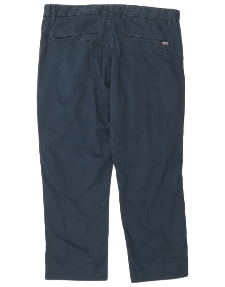 Pantaloni chino drept pentru bărbați Volcom W36 L26 bleumarin