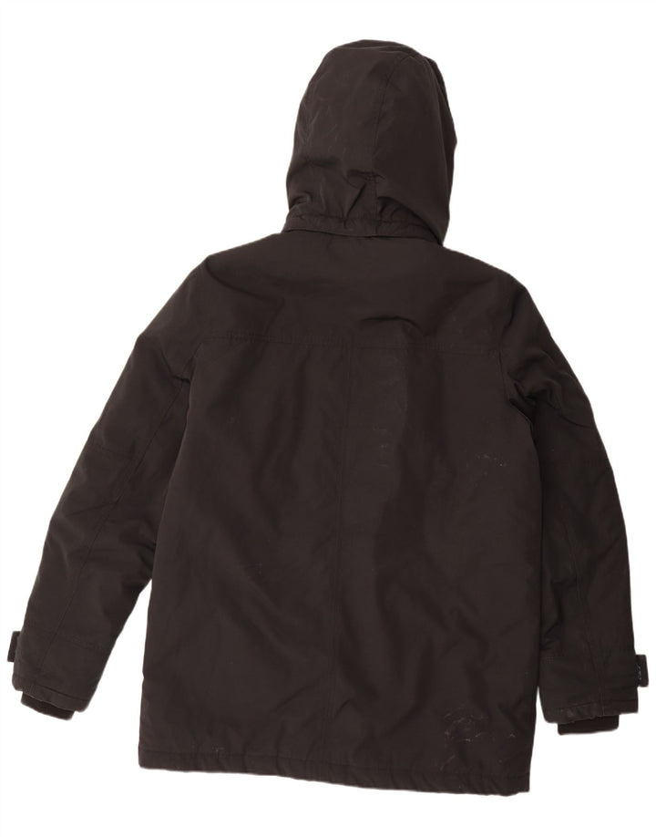 Jachetă căptușită cu glugă Tommy Hilfiger pentru bărbați UK 42 XL Poliester negru