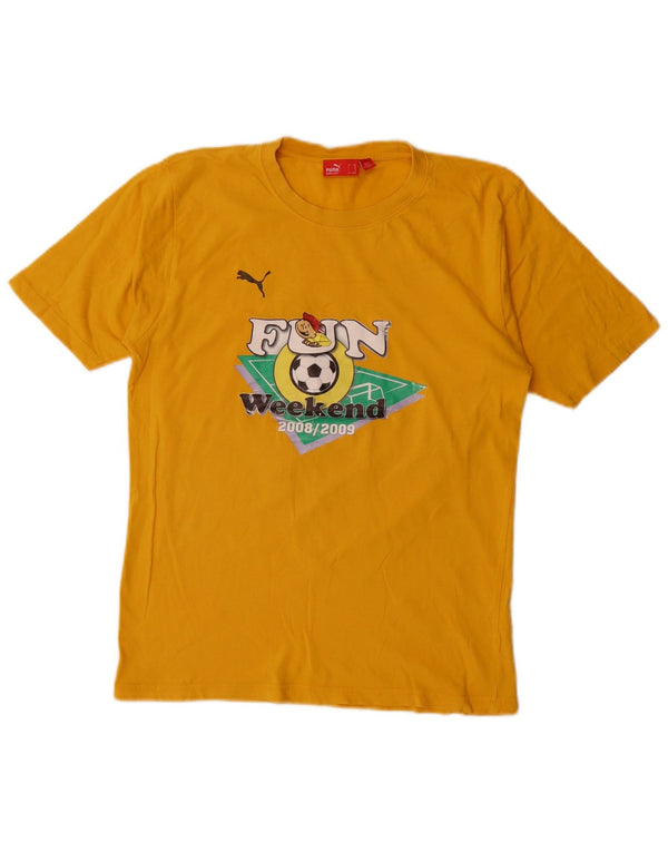 Tricou grafic Puma pentru băieți Top 15-16 ani galben