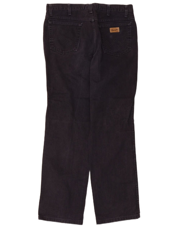 Blugi drepti pentru bărbați Wrangler W36 L32 bumbac bleumarin