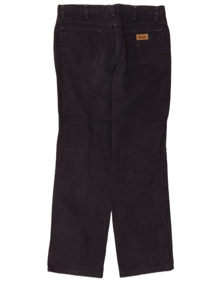 Blugi drepti pentru bărbați Wrangler W36 L32 bumbac bleumarin
