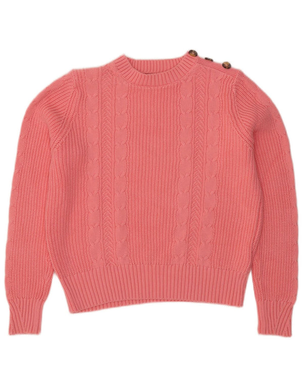 Pulover pentru femei Marks & Spencer Crop Crew Deck Pulover UK 14 Medium Pink