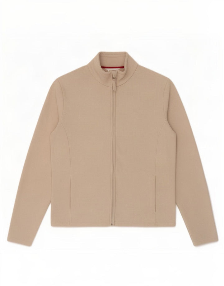 Jachetă fleece pentru femei Marks & Spencer UK 12 Medium Bej Poliester