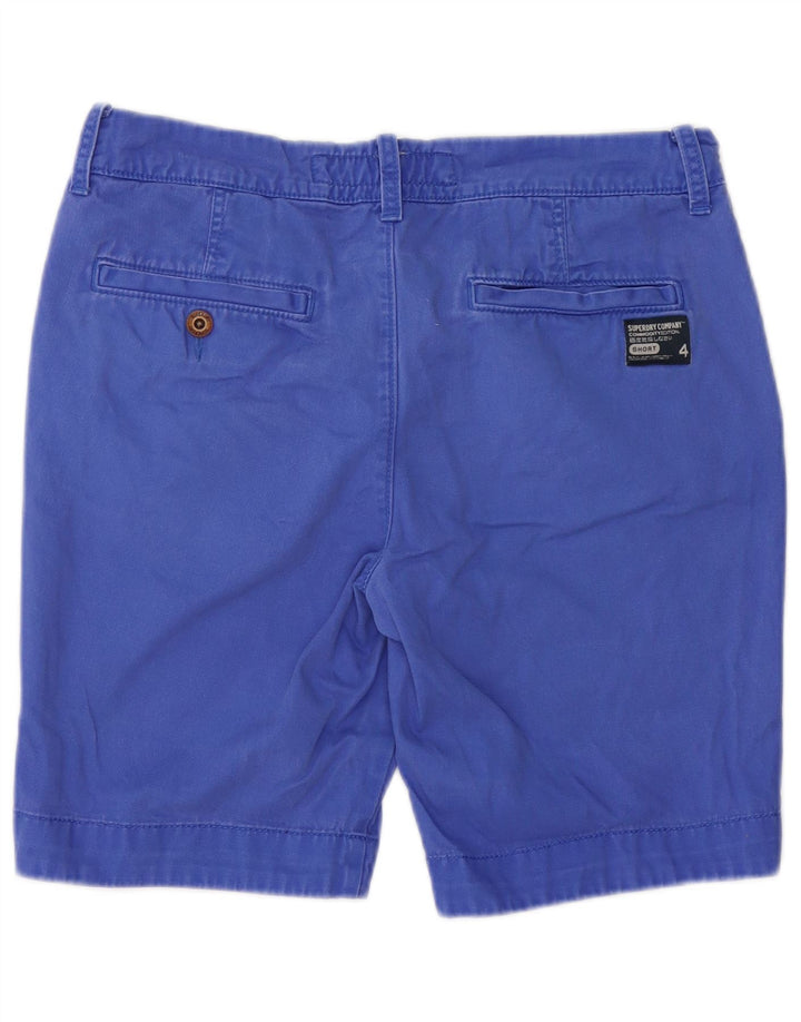 Pantaloni scurți chino pentru bărbați SUPERDRY Medium W32 Blue Bumbac
